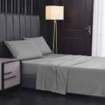 Sheet Set Solid Color Brushed Fleece 3-Piece, 4-Piece, and 6-Piece Bedding Sets