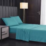 Sheet Set Solid Color Brushed Fleece 3-Piece, 4-Piece, and 6-Piece Bedding Sets