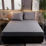 Sheet Set Single-layer brushed waterproof fitted sheet