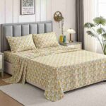 Sheet Set Brushed Printed 3-Piece, 4-Piece, 6-Piece Bedding Sets
